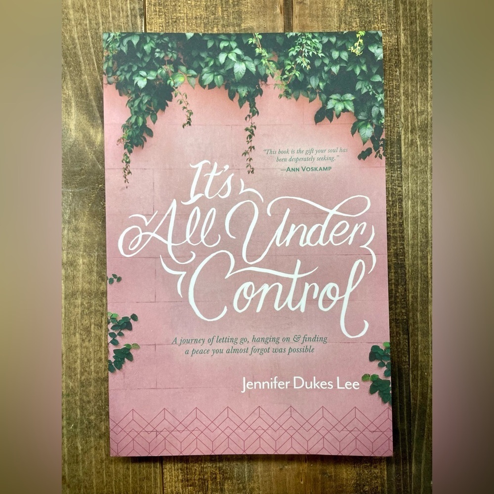 It's All Under Control Book by Jennifer Dukes Lee